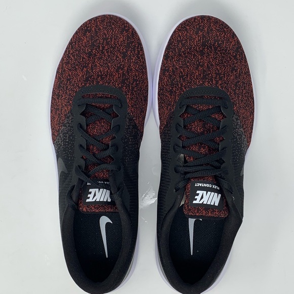 🆕 Nike Flex Contact Running - Black/Dark Team Red - Picture 6 of 8